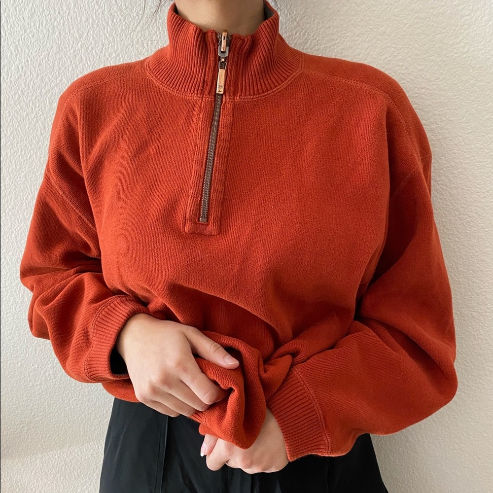 Vintage Rust Zip-Up - Picture 2 of 3
